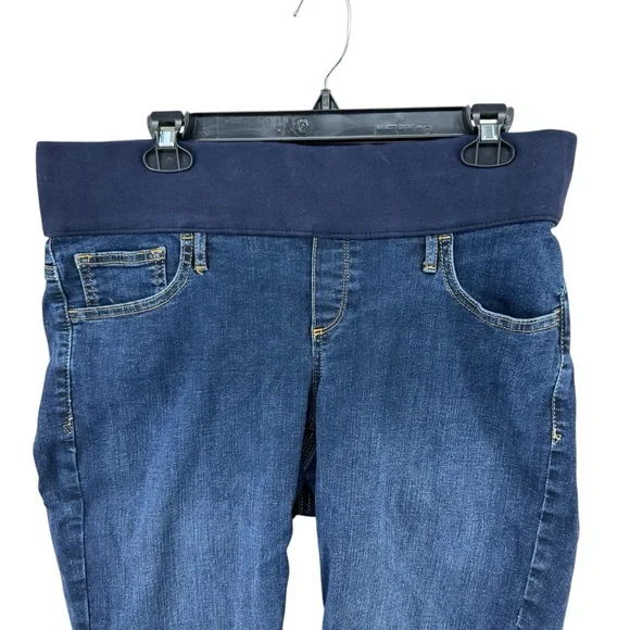 Gap Denim Blue Jean Easy Legging with Belly Band women’s sz maternity 12/31 Long - Picture 3 of 7